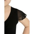 thumbnail image 4 of Capezio Flutter Sleeve Dress - Girls, 4 of 6