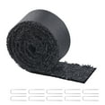 thumbnail image 4 of VEVOR Rubber Mulch for Landscaping, Recycled Rubber Mulch Mat 120 x 4.5 in, Permanent Rubber Pathway, Natural-Looking Black Mulch Garden Edging Border for Plants, Vegetables & Flower Garden Barrier, 4 of 9