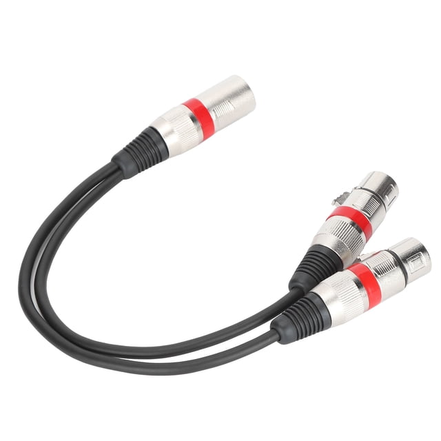 Cable XLR macho a doble hembra NikouMX JD6067 0,3 m