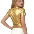 thumbnail image 2 of Niños Disfraces Niños Primavera Verano Color Sólido Carnaval Festa Festival Desempeño Cuello Redondo Camiseta Top para Niño Pequeño, 2 of 6