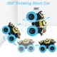 thumbnail image 2 of M SANMERSEN 2 Pack 360° Rotating Monster Truck Toys for 3-5 Year Old Boys and Girls - Toddler Car Toys Gifts, 2 of 5