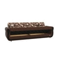 thumbnail image 2 of Ottomanson Convertible Sleeper Sofa Bed with Hidden Storage, Firm Comfort Couch, Brown, 2 of 5
