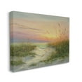 thumbnail image 3 of Sunset Beach Path Reeds Coastal Painting Gallery Wrapped Canvas Print Wall Art, 3 of 7