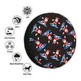 thumbnail image 4 of Naloa Surfing Santa PVC Leather Spare Tire Wheel Cover Spare Tire Cover, for Car Truck SUV Camper Trailer Universal Fit(14-17in)-15 inch, 4 of 6