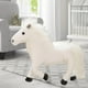 thumbnail image 4 of Hermoso caballo de peluche decorativo, 32,1 x 25,4 cm. Muñeco suave y cómodo para... Blanco, 4 of 7