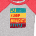 thumbnail image 4 of Inktastic Robotics Eat Sleep Build Robots Repeat Boys or Girls Baby Bodysuit, 4 of 5