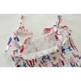 thumbnail image 3 of CM-KID Toddler Girls Independence Day Dress 4th of July Outfit American Flag Clothes US Flag Printed Sleeveless Patriotic Clothes 7T, 3 of 6