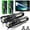 2 sets, variant on Super Bright White LED Flashlight Rechargeable Zoomable Torch Camping lamp
