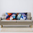 thumbnail image 6 of Bixox Abstract Cubist Printer Print Body Pillow Cover with Zipper Closure, Cozy Fuzzy Fleece Body Pillow Case Cover 20 x 54 Inches,Long Body Pillow Pillowcase, 6 of 6