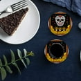 thumbnail image 6 of FMSHPON Horror Skull Girl Set of 8 Round Coaster for Drinks, Absorbent Ceramic Stone Coasters Cup Mat with Cork Base for Home Kitchen Room Coffee Table Bar Decor, 6 of 6