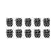 thumbnail image 5 of Cuentas Espaciadoras, Cuentas Espaciadoras De Calavera De Metal Agujero Grande Para Cordón De Cuchillo Para Joyería DIY ANGGREK Otros, 5 of 8