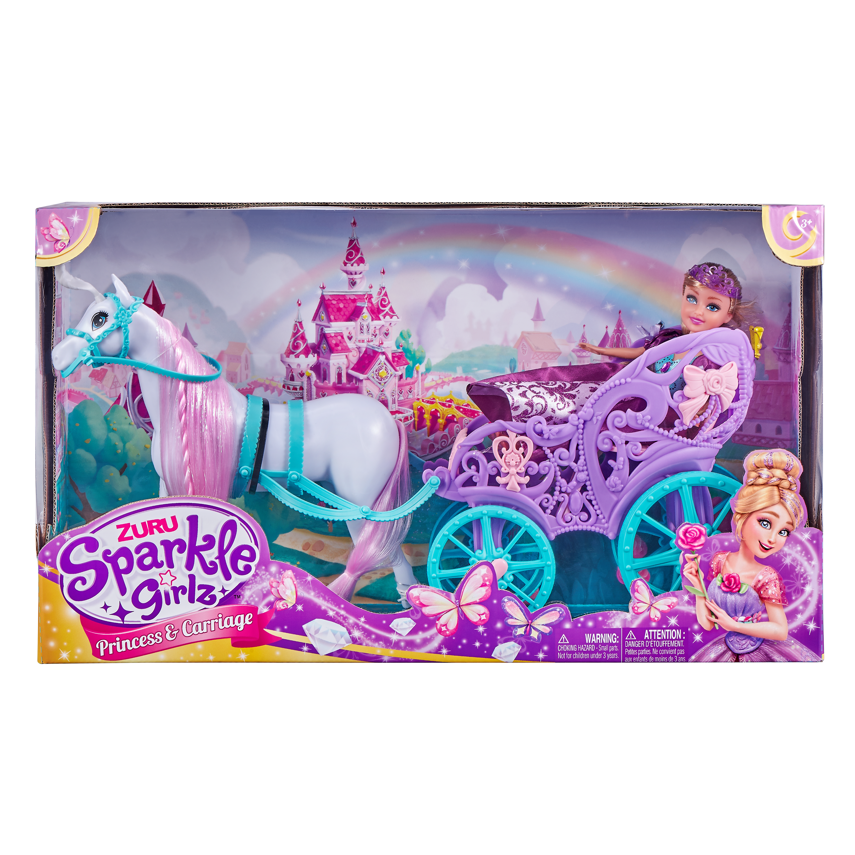 buy Sparkle Girlz - Doll w. Jeep And Horse Trailer 100319) online