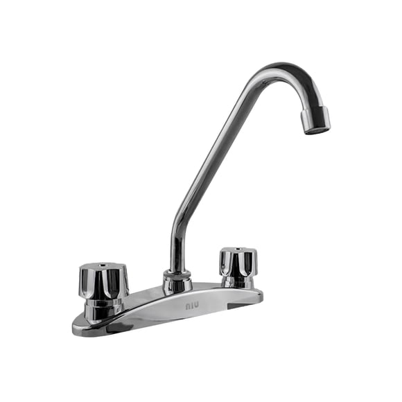 MEZCLADORA PARA FREGADERO AL PISO CON CHAPETON GRAVITA MONTERREY