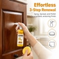 thumbnail image 5 of Beeswax Wood Polish Spray, Bees Wax Furniture Polish and Cleaner, Beeswax Essential Oil Wax, Beeswax Spray for Wood Furniture Floors and Living Rooms Kitchens(1), 5 of 9