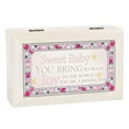 thumbnail image 3 of Sweet Baby You Jeweled Ivory Jewelry Music Box - Plays Tune You Are My Sunshine, 3 of 3