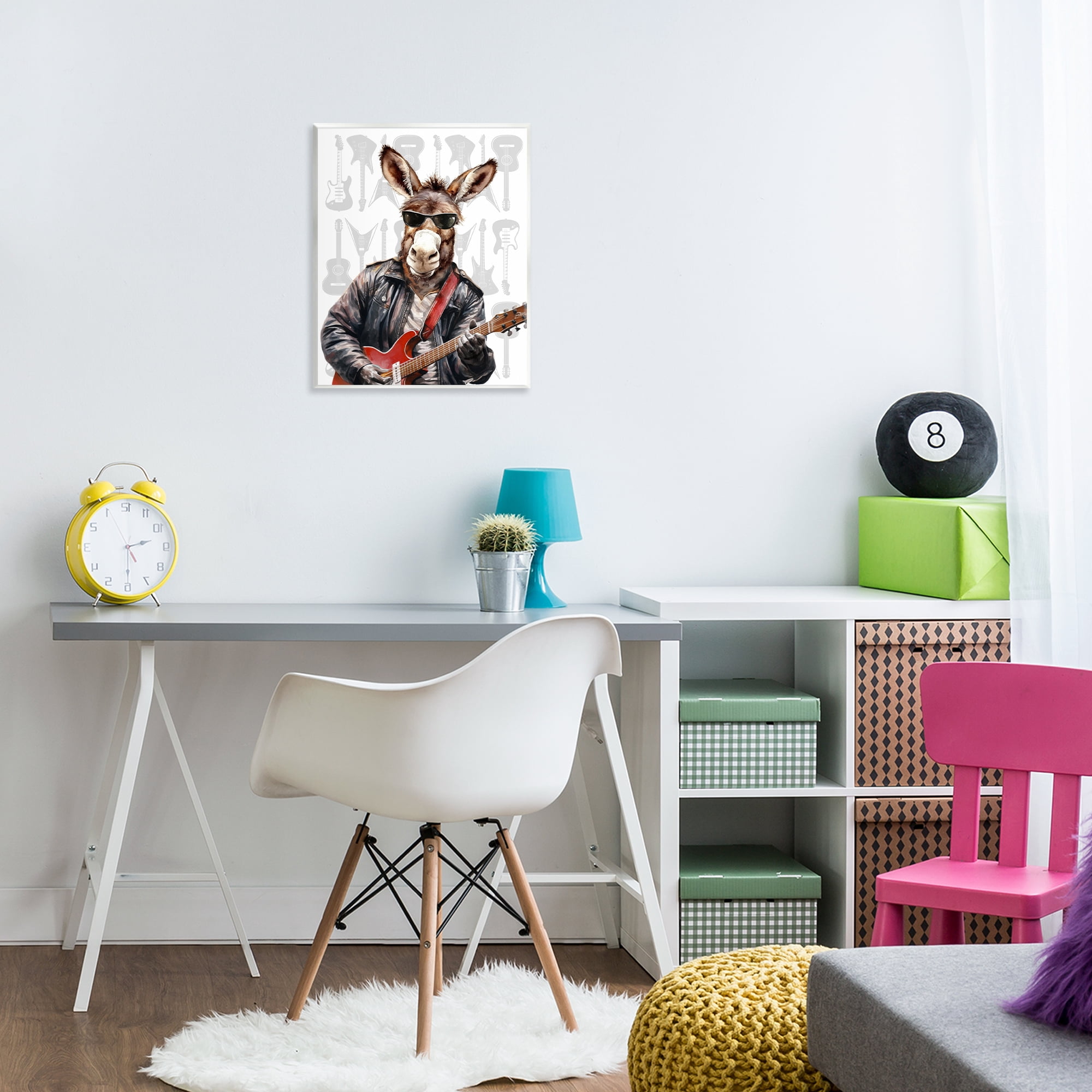 Stupell Industries Performing Musician Donkey Wall Plaque Art, design by CAD Designs