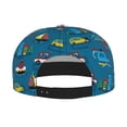 thumbnail image 2 of Hirioo Transportations with Buildings for Baseball Cap Men Cap Flat Brim for Men Women Teens Adjustable Baseball Cap, 2 of 7