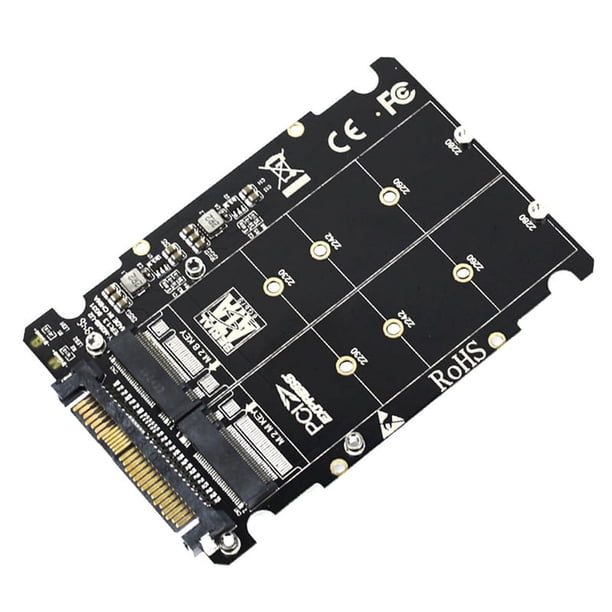 2 in 1 M.2 NVMe SATA U2PCB M.2 NVME SSD Key M Key B SSD to U.2 SFF
