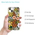 thumbnail image 2 of Retro Flowers Case Compatible with iPhone 14 Plus,Unique Art Design TPU Bumper Cover Case, 2 of 5