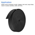 thumbnail image 4 of Flat Nylon Webbing Strap 1.5 Inch 25 Yards Black for Backpack, Luggage-rack, 4 of 7