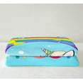 thumbnail image 3 of Blue Unicorn Fleece Fuzzy Blanket Throw Size Cute Unicorn Sherpa Blanket Rainbow Unicorn Printed Throw Blanket Butterfly Plush Bed Blanket Geometry Raindrop Blanket for Bed Sofa Couch, 3 of 6