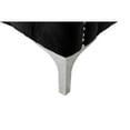 thumbnail image 2 of Joel 73 Inch Modern Sofa with 3 Pillows, Tufted Black Velvet, Silver Legs- Saltoro Sherpi, 2 of 6