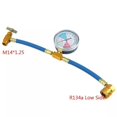 thumbnail image 1 of For R12 R22 R404A R134A Refrigerant Gauge Universal Air Conditioning Air Conditioning Kit Tools with Hose and Hook~8823, 1 of 1