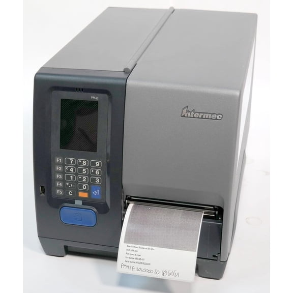 Restored Intermec PM43A1101000020 PM43 Thermal Barcode Label Printer  203 DPI, Network/USB, Desktop, Direct Thermal/Thermal Transfer (Refurbished)