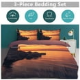 thumbnail image 6 of 3PCS Ocean Lighthouse Duvet Cover Set Twin, 1 Duvet Cover And 2 Pillowcase, Duvet Cover for Kids Girls Boys And Teens, 6 of 6