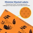 thumbnail image 5 of Avery Printable Round Labels, Bright Orange, 3" Diameter, 480ct, 5 of 11