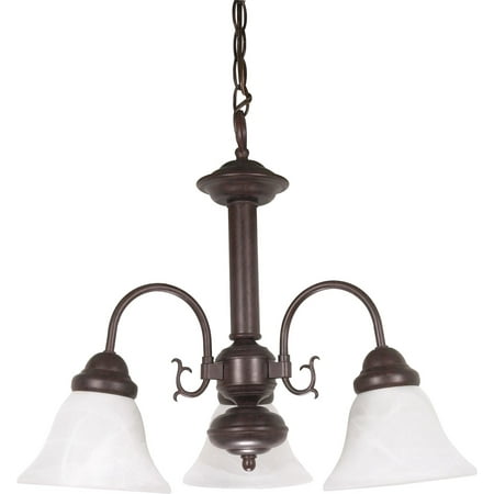 

Chandeliers 3 Light With Old Bronze Finished Metal Medium Base 20 inch 180 Watts