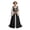 Black, variant on Girls Medieval Court Dress Long Sleeve Off Shoulder Stage Performance Gown 3-10Y