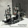 thumbnail image 5 of SALYWEE Black Classical Pirate Ship Construction Set, 710+pcs Building Blocks with Figures, 5 of 8