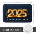 thumbnail image 2 of Pofeuu 2025 Happy New Year 6 Print Flannel Doormats Rug16"x24"Rug Washable Doormats Indoor Outdoor Rugs for Layered Front Door Mats, Porch, Kitchen, Entryway, 2 of 7