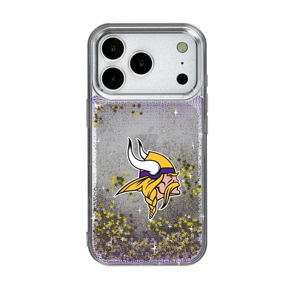 Minnesota Vikings Linen Logo iPhone Glitter Case