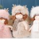 thumbnail image 3 of 3 Pcs Christmas Angel Hanging Ornaments,Cute Plush Doll Ornaments Christmas Plush Angel Doll Decoration for Home Wedding Wreath Party Valentine's Day Decor, 3 of 5