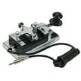 thumbnail image 2 of Telegraph Key Morse Code Aluminum ,Portable, CW ,Straight Key Morse Practice Key K4 Key Telegraphing Heavy Key for Communication Teaching, 2 of 8
