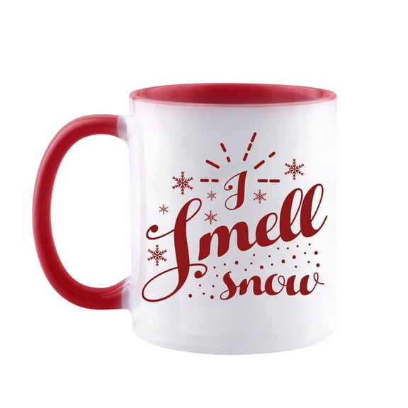 Christmas Gifts Coffee Mug, Snow Mug, Funny Tea Cup for Women, Men, Families, Friends