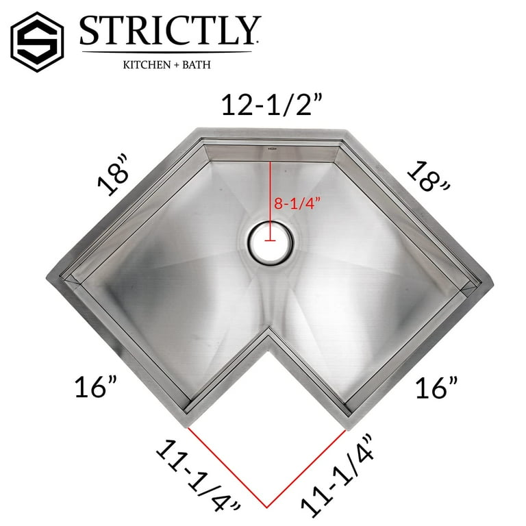 30” Workstation Kitchen Sink Undermount Stainless Steel Single Bowl with  WorkFlow™ Ledge and Accessories in Stainless Steel 95B932-30S-SS