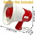 thumbnail image 3 of Funny Mini Megaphone Record And Play Prank Joke Gi Ft For Adults & Kids Game Party Gi Ft S Loudspeaker Mini Speaker Amplifier Children's Cute,Red, 3 of 5