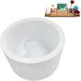 thumbnail image 3 of 41" Streamline N3760WH Soaking Freestanding Tub and Tray With Internal Drain, 3 of 7