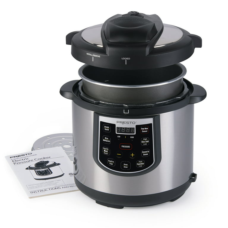 Kitchen Living 6 Quart Electric pressure cooker Stainless Steel