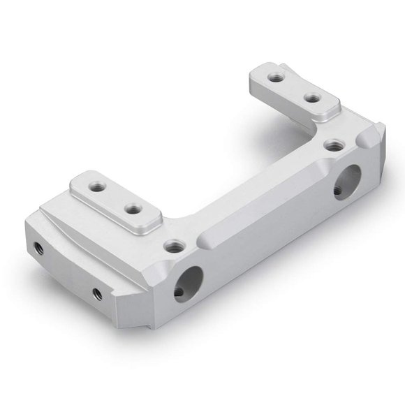 RCLIONS Plaque avant en Métal Support de Pare-Chocs pour AXIAL SCX10 II 90046 1/10 RC Crawler Car (Argent)