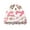 Pink Six Seven Floral, variant on Blue Fire Print Kids Beanie Hats Boys Girls Six Seven Winter Hats Stretchy Warm Toddler Beanies Kid's Cuffed Cap