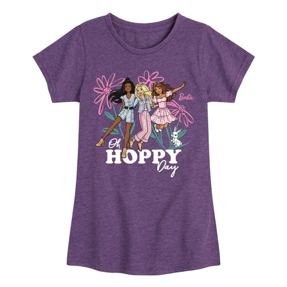 Barbie - Easter - Oh Hoppy Day - Toddler And Youth Girls Short Sleeve Graphic T-Shirt
