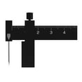 thumbnail image 4 of KLKCMS Equidistant Parallel Scriber Carving Line Tool T14A03 Carving Ruler Metal Line Black, 4 of 9