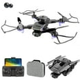 thumbnail image 2 of Dron WJSXC para evitar obstáculos con cámara 4K Dual HD FPV, localización de flujo, control remoto, juguetes, regalos para niños y niñas con retención de altitud, modo sin cabeza, color, 2 of 6
