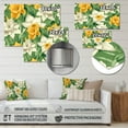 thumbnail image 4 of Designart "Daffodils in Yellow and White A Nature s Impression I" Floral Metal Art Print, 4 of 5