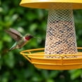 thumbnail image 6 of Mushroom Hanging Metal Mesh Bird Feeder 19.68IN Decorative Wild Bird Seed Feeder Weather Resistant Outdoor Garden Backyard Tree Hanging Ornament for Wildlife Watching, 6 of 7