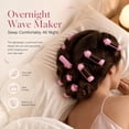 thumbnail image 4 of Topboutique 36 Pieces Foam Sponge Hair Rollers Flexible Sleeping Curlers Soft Hairdressing Curlers, 20 mm Mini Foam Hair Styling Curlers for Adults and Kids (Pink), 4 of 7